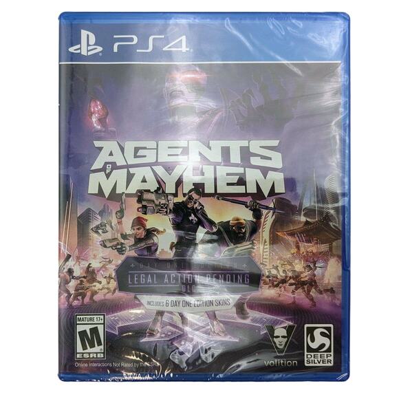 Agents of Mayhem (PS4) Brand New Sealed (Deep Silver, 2017) Sony Playstation 4 - Picture 1 of 2